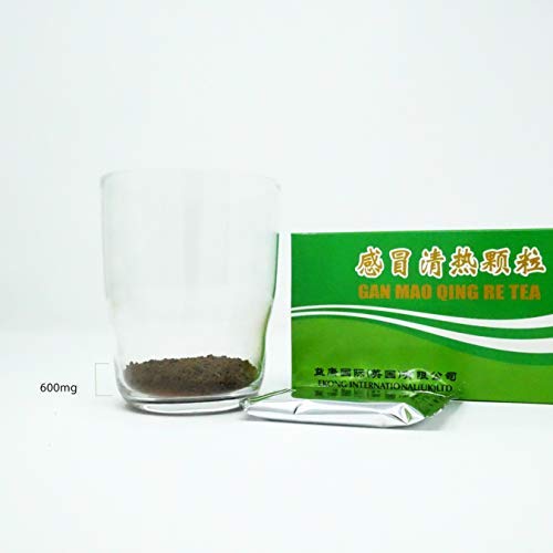 GinSen Gan Mao Qing Re Natural Immunity Booster Tea, Relieves Cold, Fever, Flu, Cough, Headache, Sore Throat, Remedy - 10 Sachets - BeesActive Australia