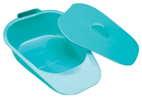 Performance Health Selina Slipper Bed Pan, Commode Pan for Elderly, Handicapped and Disabled, Lightweight Teal Colour - BeesActive Australia