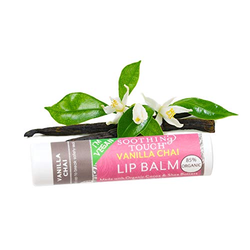 Soothing Touch Vegan Lip Balm - Vanilla Rose, Vanilla Chai, Peppermint, Unscented - Variety Pack of 4 - BeesActive Australia