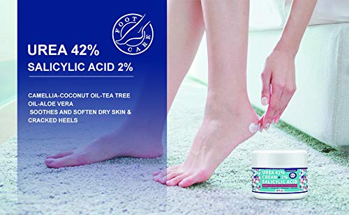 Urea Cream 42% for Feet, 4 oz-A Complete Callus-Care, Designed to A Complete Foot Cream & Specially Designed for Dry & Cracked Feet, Hands, Heels, Elbows, Nails, Knees, Strengthens and Softens Skin - BeesActive Australia