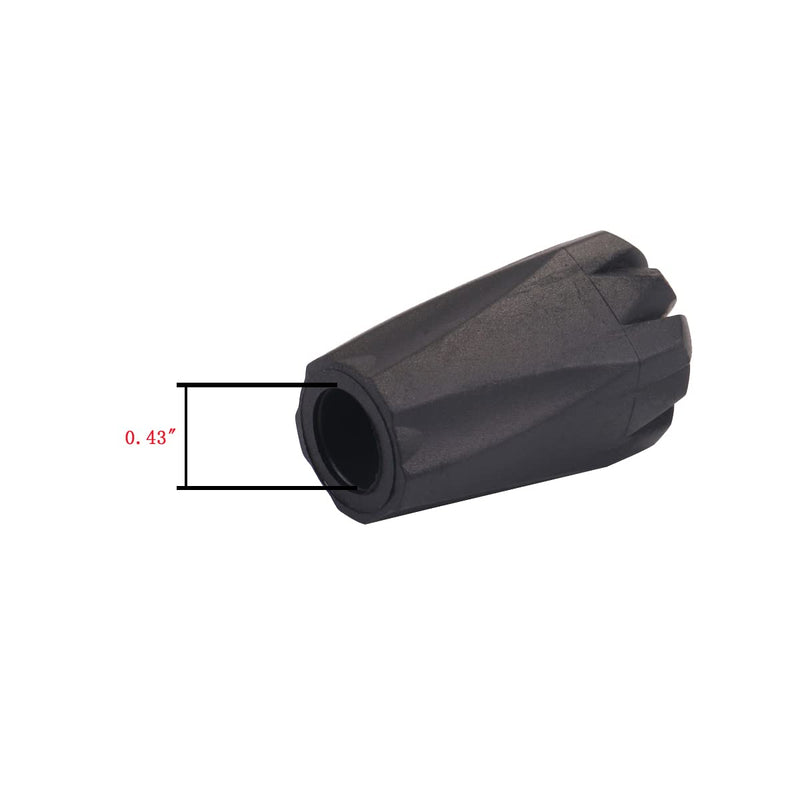Diooid Trekking Pole Accessories Rubber Tips Snow Support Mud Support for Hiking Poles for All Common Trekking Poles, Hiking Sticks, Nordic Walking Poles with a Inner Diameter of 11mm/0.43" 6 - BeesActive Australia