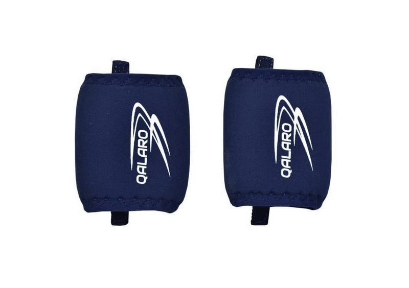 QALARO 4" Neoprene Wristbands | Gymnastics | Tumbling | Acrobatics | Wrist Supports Navy Blue Small - BeesActive Australia