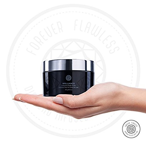 Forever Flawless BRILLIANCE - Diamond Body Scrub with Raw Sugar, Premium Sea Salt, Vitamin E, Exfoliating, Nourishes FF83 (8.82 oz) - BeesActive Australia