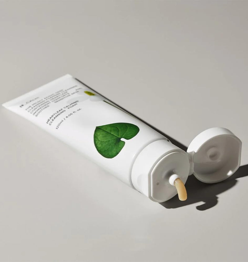HUECALM Heartleaf Calming Cleansing Foam 4.05 Fl. Oz, Daily Mild Face Wash for Sensitive Skin, Vegan, Korean Skincare - BeesActive Australia