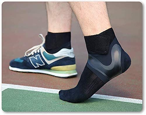 Ankle Supports for Weak Ankles GENERISE Adjustable Ankle Brace Provides Compression & Ankle Support for Sprained Ankle, Tendonitis, Ligament Damage & More - Black (Small (Left Foot)) Small (Left Foot) - BeesActive Australia