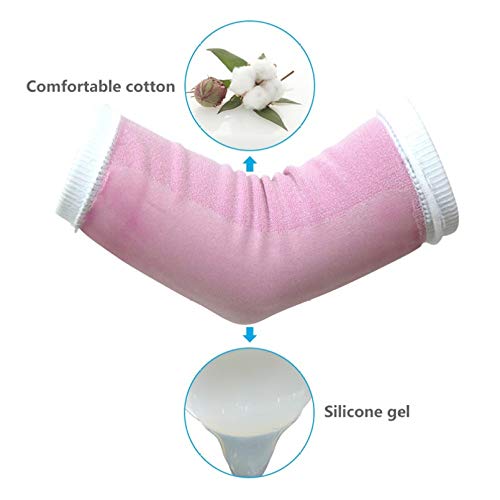 Healifty 1 Pair of Gel Elbow Sleeves Dry Skin Moisturizing Elbow Brace Protection SPA Gel Nursing Care Elbow Health Care - BeesActive Australia