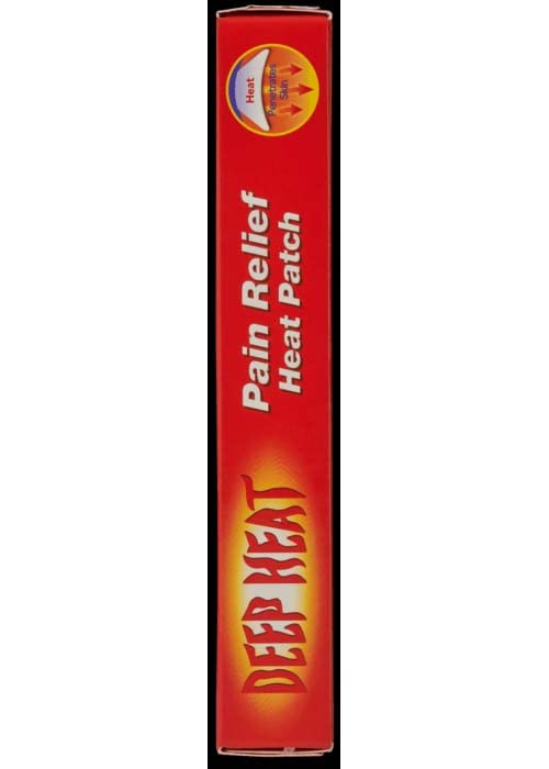Deep Heat Pain Relief Heat Patches | Pain Relief with Heat Therapy | 4 Patches (Pack of 2) - BeesActive Australia