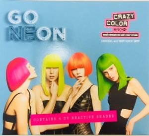 Crazy Color Semi-Permanent Hair Dye Renbow 4 x Anarchy UV 100ml .SHIPPING TO EUROPEAN COUNTRIES Clear 100 ml (Pack of 4) - BeesActive Australia