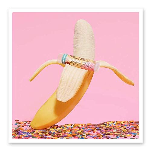 Crazy Rumors Banana Split Lip Balm. 100% Natural, Vegan, Plant-Based, Made in USA. - BeesActive Australia