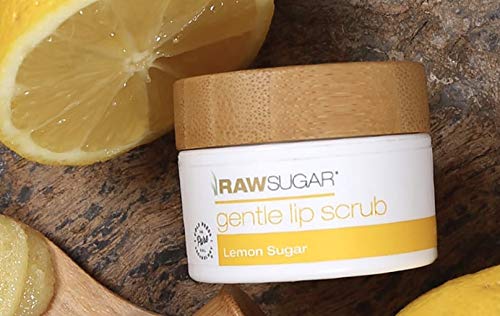 Raw Sugar Gentle Lip Scrub, Lemon Sugar & Raw coconut + Mango & Pineapple + Maqui Berry + Coconut. 14g each (Pack of 3) - BeesActive Australia
