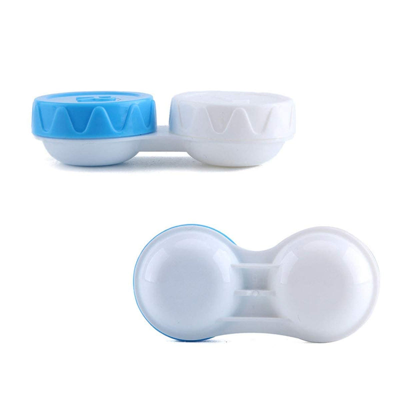 25 Pack Contact Lens Cases Portable Contact Lens Container Contact Lens Soaking Storage Case with L and R Caps, 5 Colors - BeesActive Australia