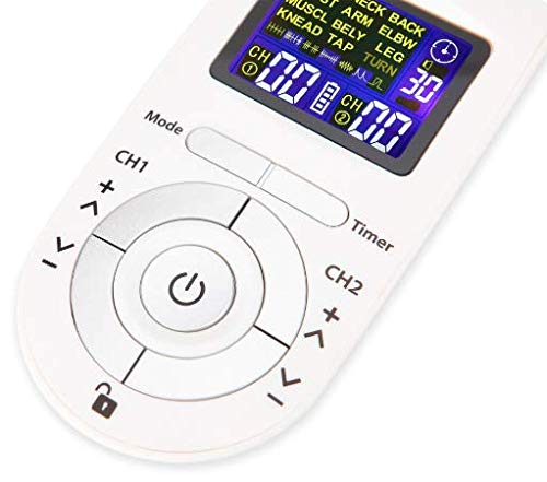 TENS & EMS Massage Device with 12 TENS Modes-Therapy Massager for Pain Muscle Back Neck Stress Sciatic Relief Muscle Nerve Stimulators - BeesActive Australia