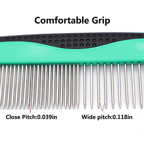 Kiloforest Self Cleaning Slicker Brush – Shedding and Grooming brush for dog and cat, Nail Clippers and Trimmers - with Safety Guard and Free Nail File,Stainless Steel Teeth Combs for dogs&cats(blue) Blue - BeesActive Australia