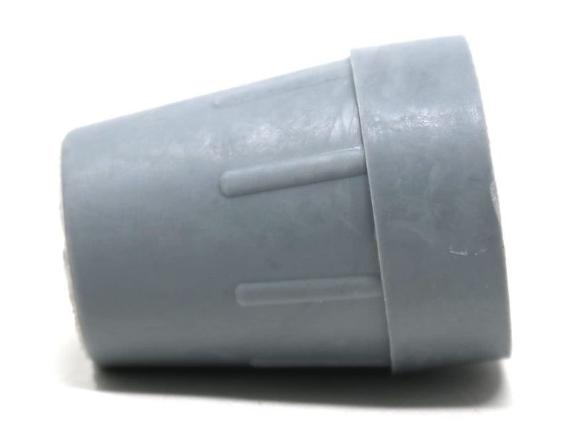 fiXte Heavy Duty Rubber Walking Frame Stick Cane Crutch Ferrule Tips with Metal Washer Installed to fit 25mm Poles (1") Grey (2) 2 - BeesActive Australia