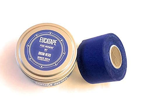 Eucatape Eucalyptus Infused Rowing Tape for Men & Women – Heals and Protects Hands from Blisters Cuts Dry Skin, for Strength & Grip Indoor Machine or Outdoor Sculling Crew Blue 1 pack - BeesActive Australia