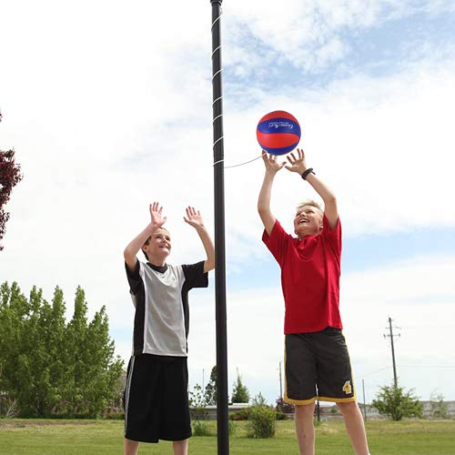 Tetherball and Rope,Full-Size Soft Rubber, Portable Tetherballs with Soft Rope - Great Outdoor Game for Kids - BeesActive Australia