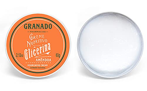 Linha Pharmacias (Amendoa) Granado - Creme Nutritivo Corporal de Glicerina 60 Gr - (Granado Pharmacy (Almonds) Collection - Gliceryn Body Nourishing Cream Net 2.11 Oz) - BeesActive Australia