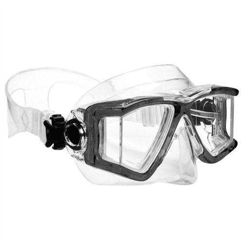 [AUSTRALIA] - XS Scuba - Fusion Series - Mask - Fusion 2 Jr. - Scuba and Snorkel Diving Black 