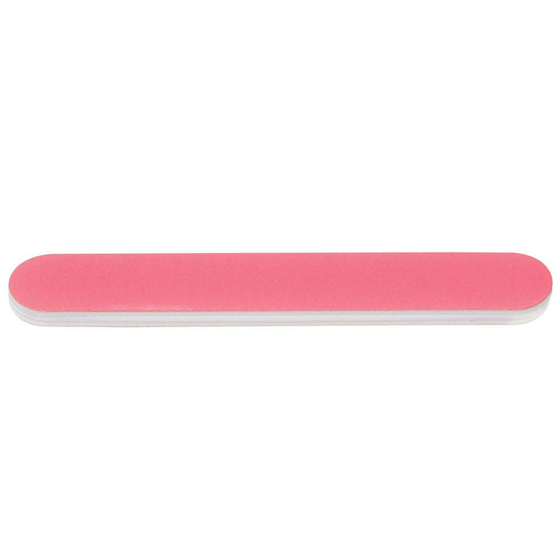 ForPro Mini Foam Board, Double-Sided Nail File, 400/600 Grit, 3.5” L x .5” W, Pink, 50-Count - BeesActive Australia