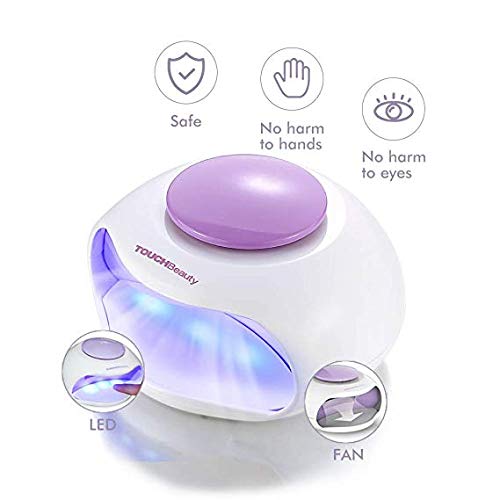 TOUCHBeauty Portable Nail Dryer with Air & 3 UV LED Nail Lamp Mini Size Good for Kids Teen Drying Regular Nail Polishes TB-0889 - BeesActive Australia