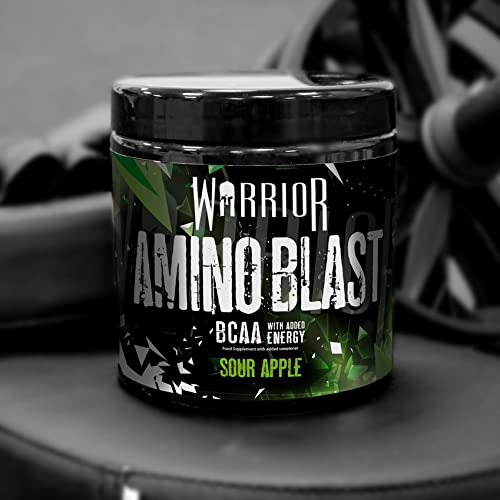 Warrior, Amino Blast - 270g - Branch Chain Amino Acid Powder (BCAA) - Helps Build Lean Muscle and Speed Up Recovery, Sour Apple - BeesActive Australia