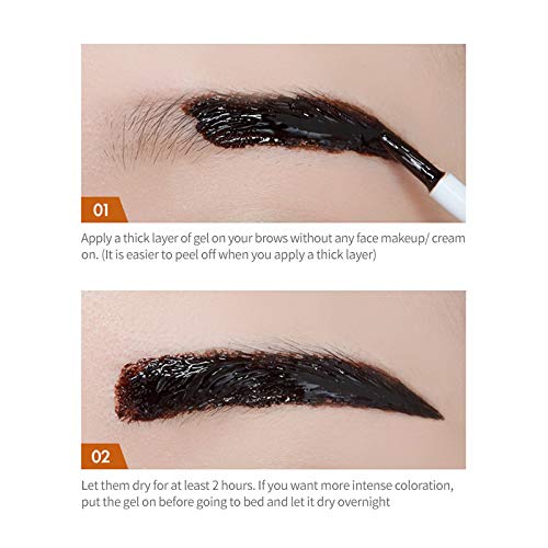 Tint My Brows Gel NEW #3 Gray Brown | Long-Lasting Eyebrow Tint with Care Ingredients | Natural and Elegant Brow Color | Makeup | Kbeauty - BeesActive Australia