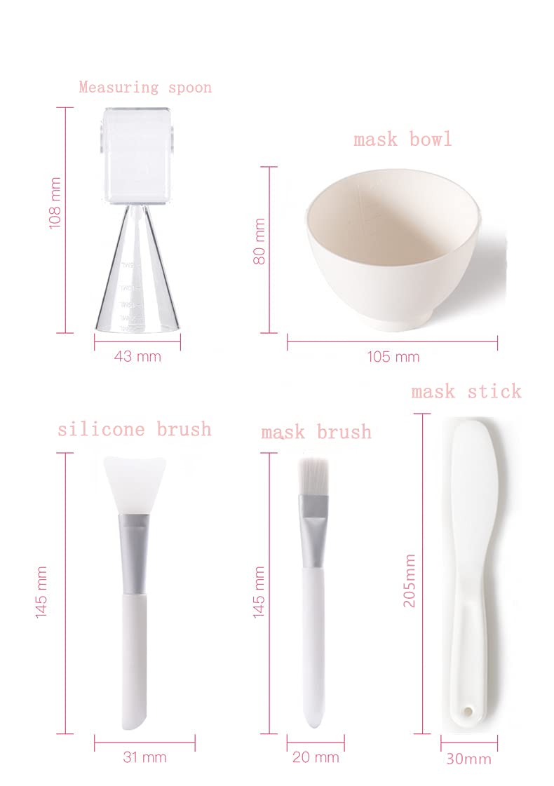 DIY Mask Mixing Tool Kit, Mask Kit Tool, Ladies Facial Skin Care, Facial Care Mask Tool (5-piece set) - BeesActive Australia