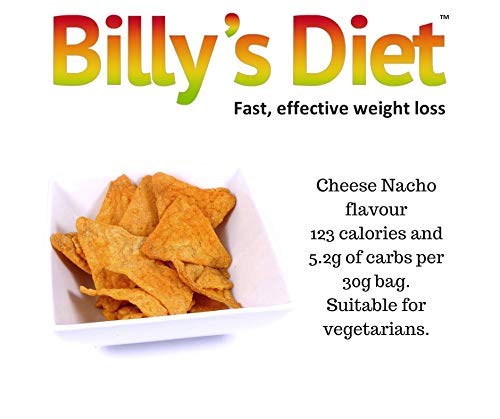 Billy's Diet | Diet Snacks Variety Pack | Low Calorie - Low Carb - High Protein - Vegetarian | Pack of 7 x 30g 30 g (Pack of 7) - BeesActive Australia