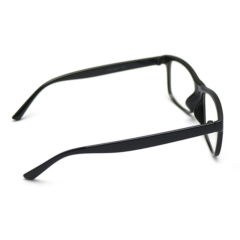 TWINKLE TWINKLE Big Lens Simple Plain Colourful Reading Glasses/Comfort Designed R140 (2 Pairs Black, 4.00 Magnification) 2 X Black +4.00 / +400 - BeesActive Australia