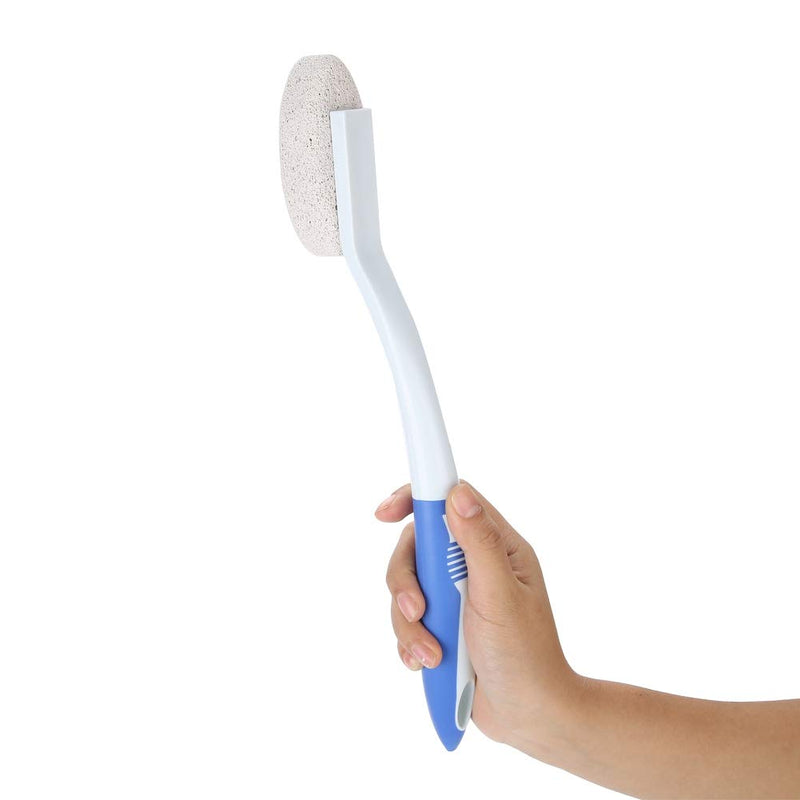 Long Handle Remove Dead Skin Cutin Foot Rasp File Foot Brush with Scrubbing Pumice Stone Foot Massage Cleaner for Wet Dry Feet Beauty Foot Care Tool - BeesActive Australia