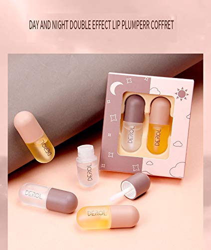 Lip Plumper Set,Natural Lip Plumper and Lip Care Serum,Lip Enhancer for Fuller,Beautiful Fuller,Lip Mask,Plump And Beautiful, Enhance Lips Elasticity - BeesActive Australia