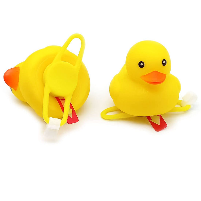 Duck Bike Bell 2 Pcs, Rubber Duck Bicycle Accessories, Bicycle Horns Mountain Bike Handlebar Light Bicycle Accessories - BeesActive Australia