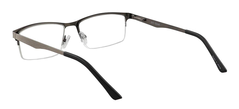 EYECEDAR Amcedar 5-Pack Reading Glasses Men Metal Half-Frame Spring Hinges Stainless Steel Material Readers +1.50 5 Pairs Mix 1.5 x - BeesActive Australia