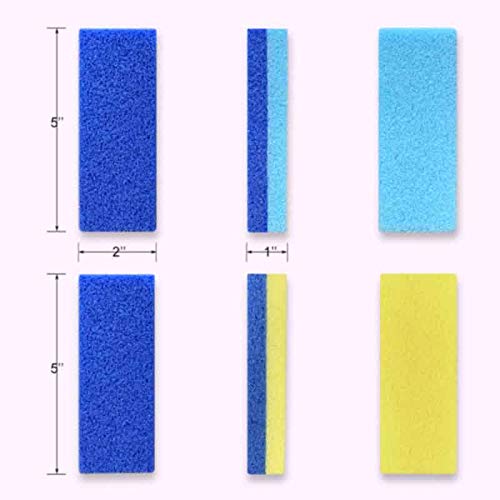 Maryton 2 in 1 Pumice Stone Pedicure Foot Scrubber Sponge for Feet Care and Callus Remover Pack of 12 - BeesActive Australia