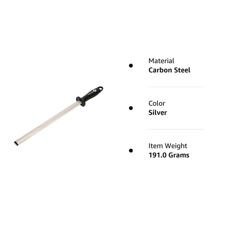 Kota Japan 12 in. Diamond Carbon Steel Professional Knife Sharpener Rod | Kitchen, Home or Hunting | Master Chef, Hunter or Home Gourmet Blade Sharpening Rod or Stick - BeesActive Australia