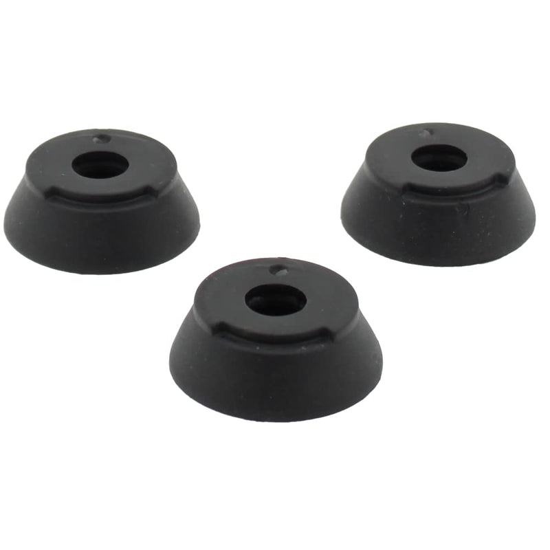 Lifeswonderful - Set of 3 Replacement Screw-in Rubber Cane Tips Feet Suitable for Hurrycane Freedom Edition Walking Sticks - BeesActive Australia