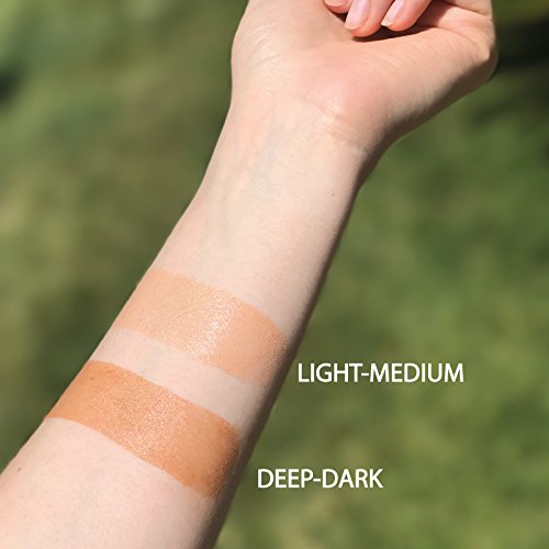 Sweatproof Sunscreen Stick – K-Sport WOW Makeup Primer – Face Protector Primer Stick SPF 20 (Dark Deep) Dark Deep - BeesActive Australia