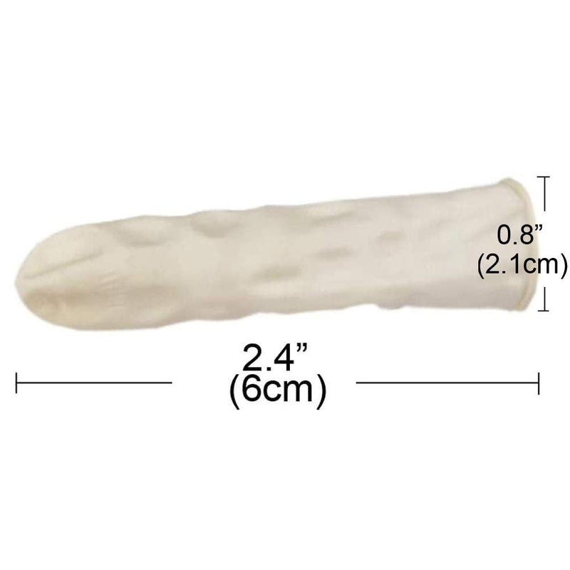 105 PCS Latex Finger Covers Finger Tip Rubber Protect Keeping Dressing Dry and Clean, Anti-stati - BeesActive Australia