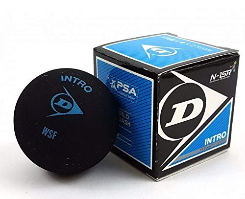 [AUSTRALIA] - Dunlop Sports Intro Beginner Squash Ball, 12-Ball Box 