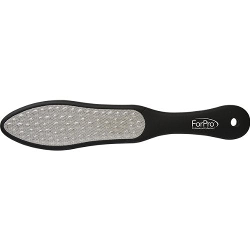 ForPro Black Bear Stainless Steel Pedicure File, Double-Sided File for Heels and Feet, 10.5 Inches - BeesActive Australia