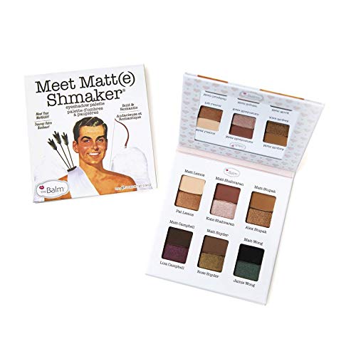 theBalm Meet Matt Shmaker Eyeshadow Palette, Long-Lasting, Highly Pigmented Shades, Easily Blendable, Supernatural Shine Multi-Color 0.34 oz - BeesActive Australia