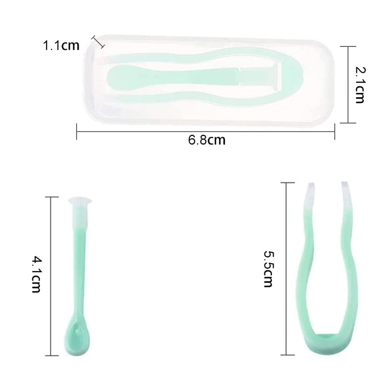Contact Lens Tweezers, 4 Colors Contact Lens Remover Tool, Tweezers and Suction Stick with Small Box, for Travel and Outdoor Activities, 8PC - BeesActive Australia