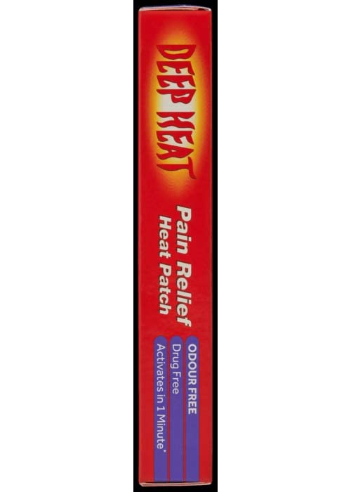 Deep Heat Pain Relief Heat Patches | Pain Relief with Heat Therapy | 4 Patches (Pack of 2) - BeesActive Australia