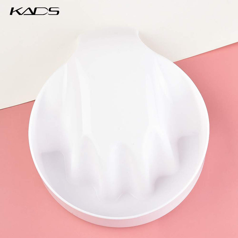 KADS 1pc White Nail Art Hand Wash Remover Soak Bowl DIY Salon Glitter Nail Spa Bath Treatment Hand Resurrection Care Bowl - BeesActive Australia