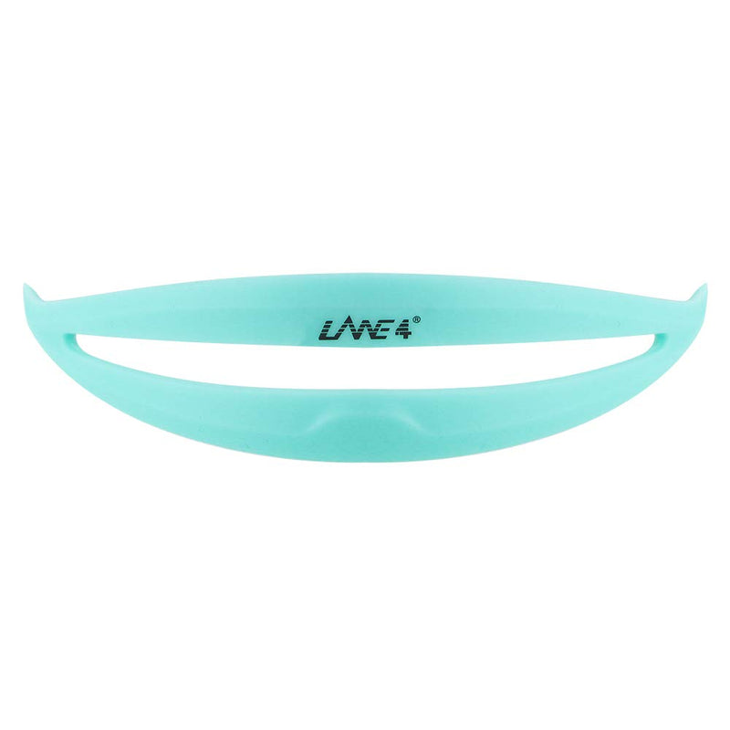 [AUSTRALIA] - LANE 4 Swim Goggle - Superior Anti-Fog Coated Curved Lenses with UV Protection, One-Piece Frame Leak Proof, Performance & Fitness for Adults Men Women #94213 (Clear/Green) 