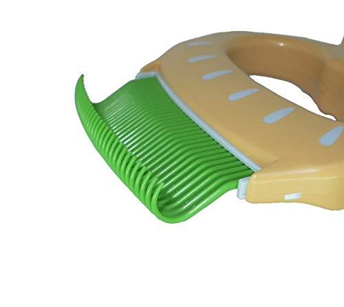 Philocomb E2 Hard (in English package), a gentle, flexible grooming comb for dog.., - BeesActive Australia