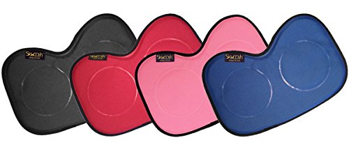 Skwoosh Row Pad Seat Cushion for Masters, Students, Scullers, Dragonboat, Outriggers, Accessories | Fits Concept2 | Gel Pressure Sitz Bone Comfort Relief | Made in USA Black - BeesActive Australia