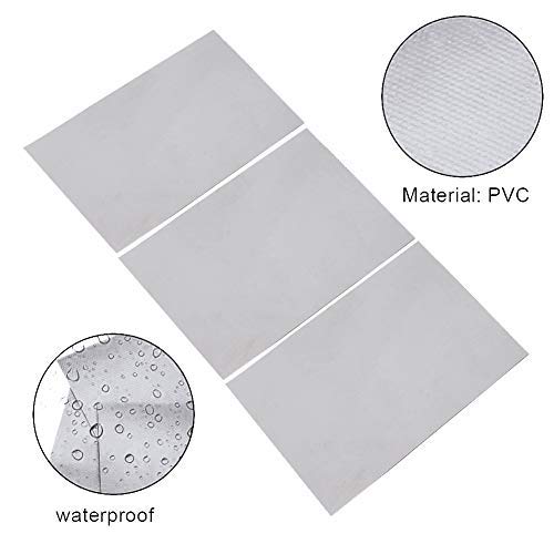Vbestlife 6pcs PVC Air Mattress Patch, Inflatable Dinghy Patch Repair Patches Accessory for Inflatable Raft Boat Canoe Kayak £¨Only Patch£©(Grey) - BeesActive Australia