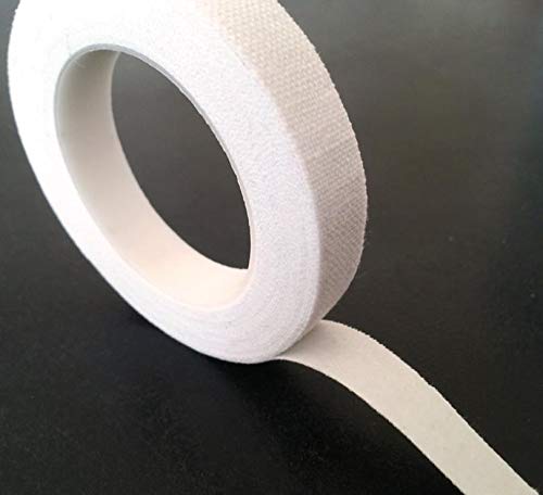 2Roll White 1inch Wide (2.5cm) Medical Adhesive Tape Breathable Cotton Athletic Soft Cloth Surgical Tape with Self Adhesive Plaster for Injury Wrap - BeesActive Australia