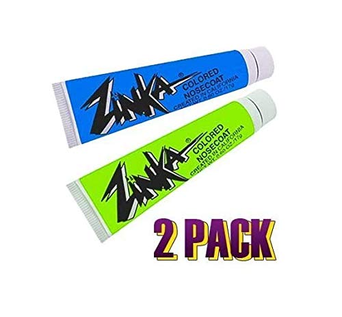 Zinka Colored Sunblock Zinc Nosecoat Bundle - Blue Green - BeesActive Australia